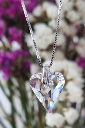 Vakkert Swarovski hjerte, Crystal